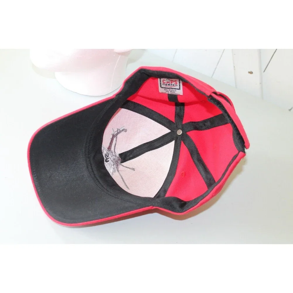 American Custom Embroidered US Army Apache Helicopter Hat One Size Red